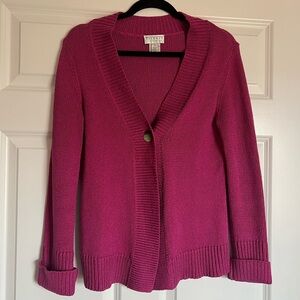 Silk & Cotton Vintage Talbots Women's Pink Sweater